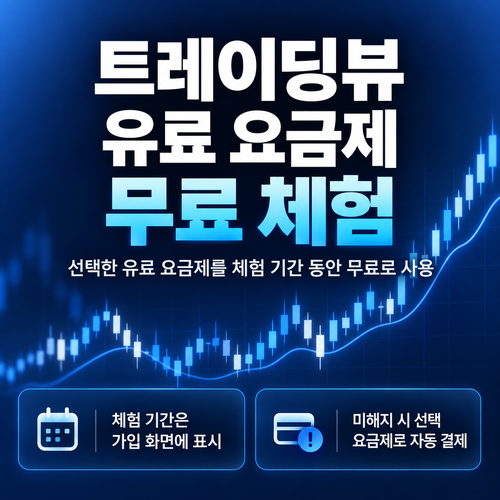 트레이딩뷰 유료 요금제 무료 체험 쿠폰